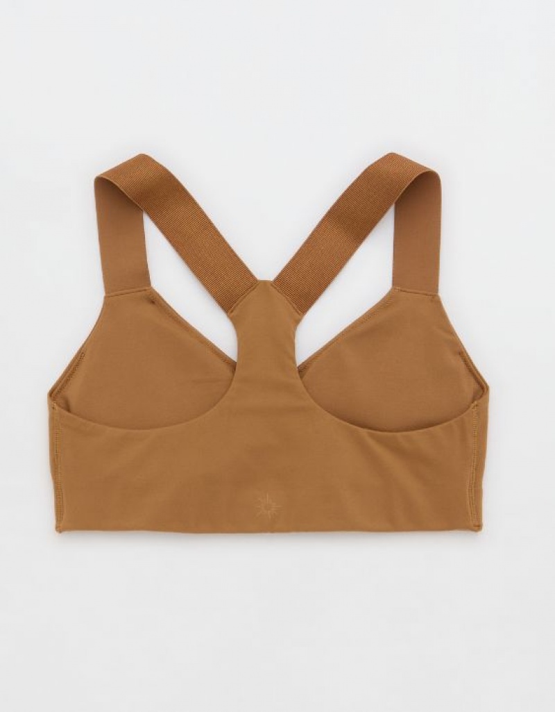 Soutien Gorge Aerie OFFLINE By The Hugger Racerback Sports Marron | CWG-38285607