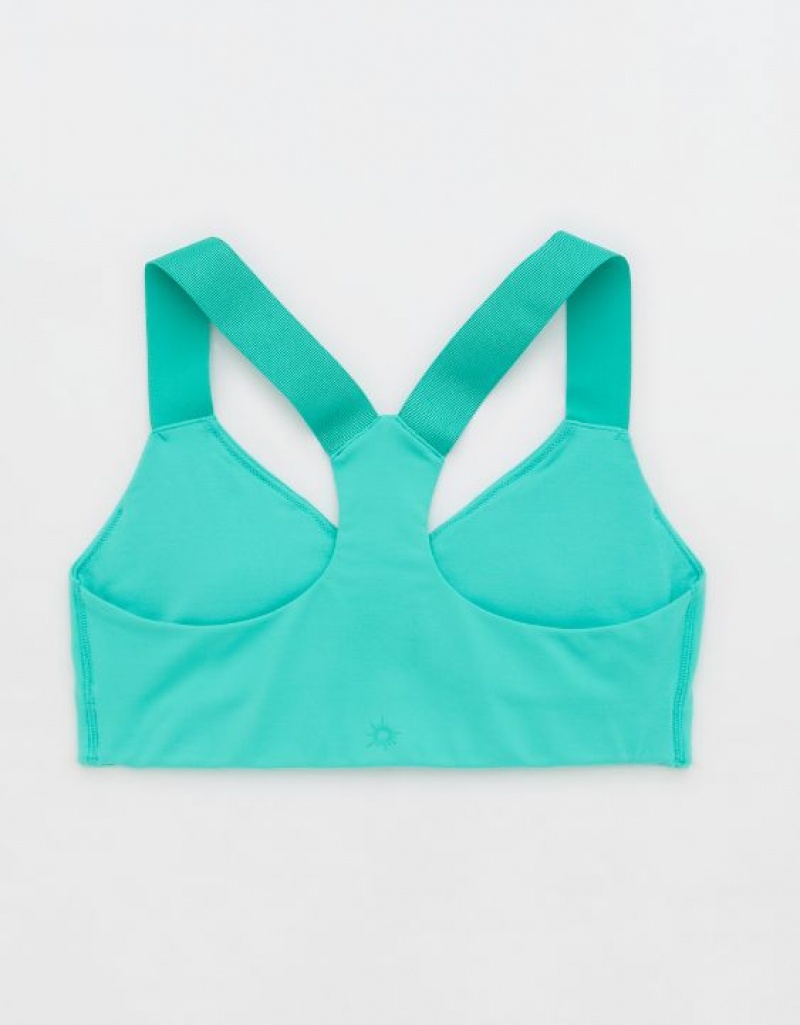 Soutien Gorge Aerie OFFLINE By The Hugger Racerback Sports Turquoise | NLJ-76203379