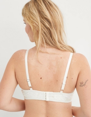 Soutien Gorge Aerie Show Off Unlined Real Dentelle Blanche | SWL-95151040