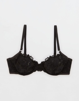 Soutien Gorge Aerie Show Off Unlined Real Dentelle Noir | AXC-82014510