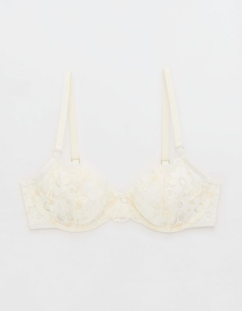 Soutien Gorge Aerie Show Off Unlined Real Dentelle Blanche | SWL-95151040