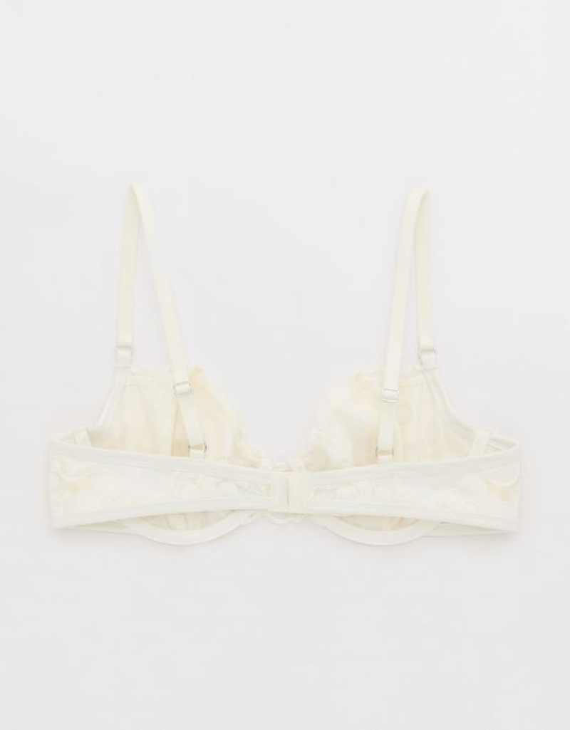 Soutien Gorge Aerie Show Off Unlined Real Dentelle Blanche | SWL-95151040