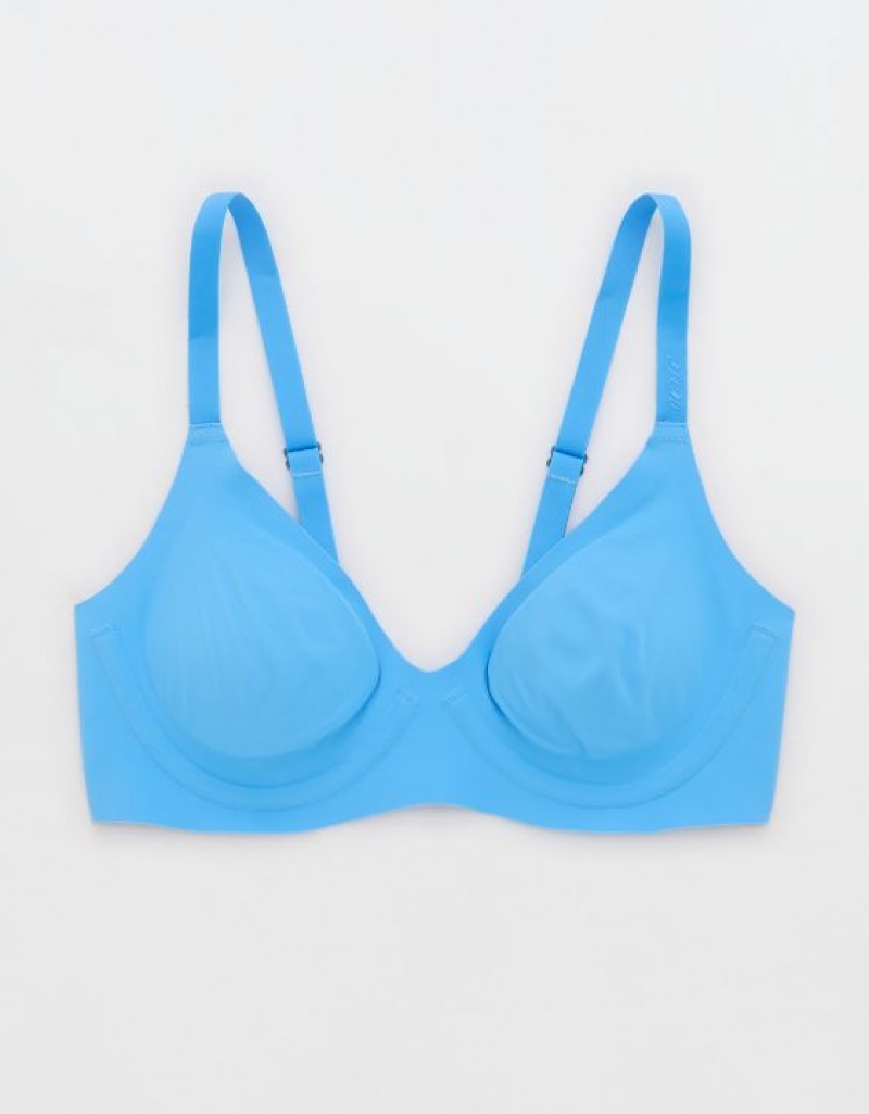 Soutien Gorge Aerie SMOOTHEZ Unlined Bleu | FIX-24537570