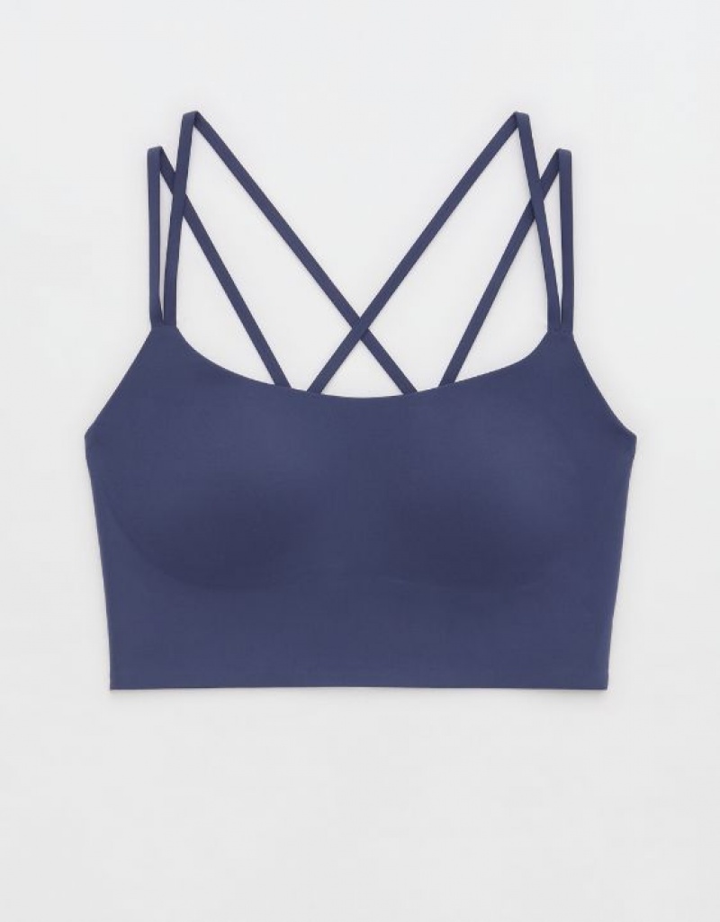 Soutien Gorge Aerie OFFLINE By Real Me Hold Up! Sports Bleu | HRX-07897373