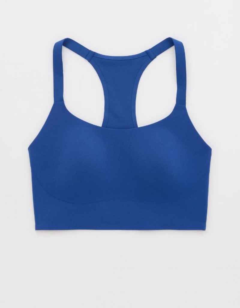 Soutien Gorge Aerie OFFLINE By Real Me Hold Up! Racerback Sports Bleu | CWE-15502913