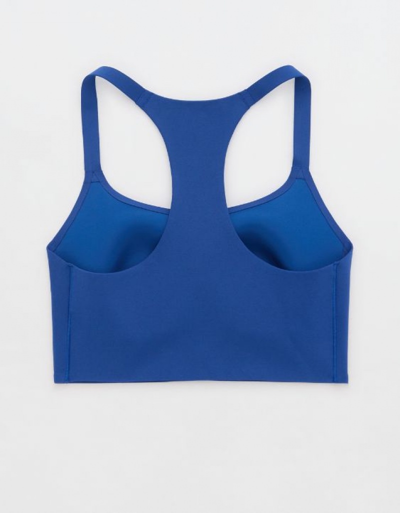 Soutien Gorge Aerie OFFLINE By Real Me Hold Up! Racerback Sports Bleu | CWE-15502913