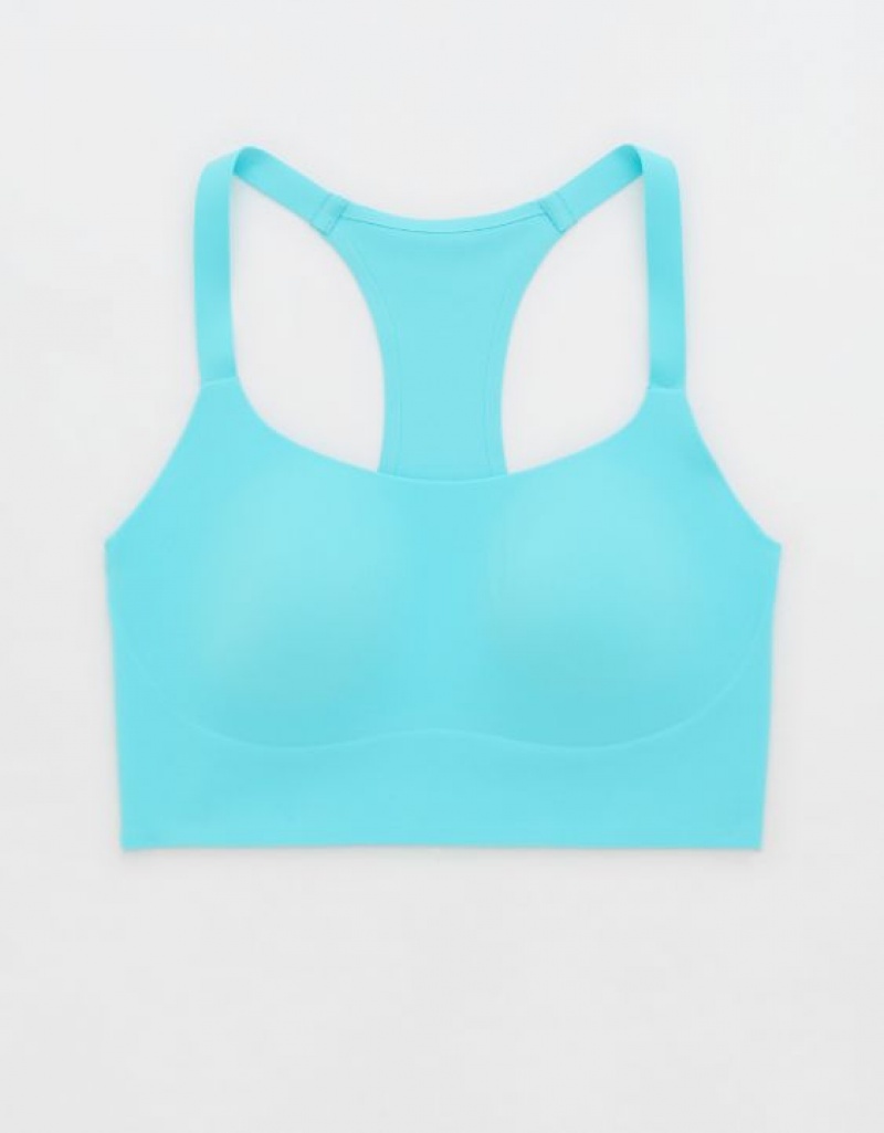 Soutien Gorge Aerie OFFLINE By Real Me Hold Up! Racerback Sports Bleu | WXC-39544917