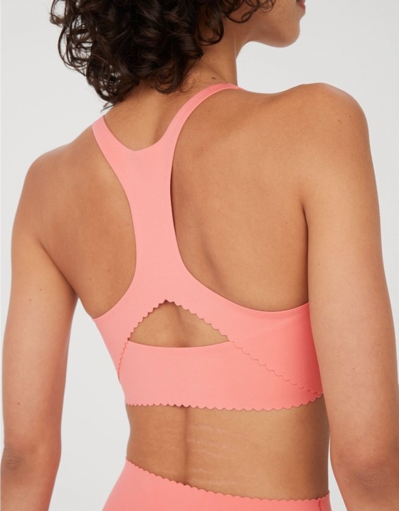 Soutien Gorge Aerie OFFLINE By Real Me Hold Up! Scallop Sports Corail | RPA-20723499