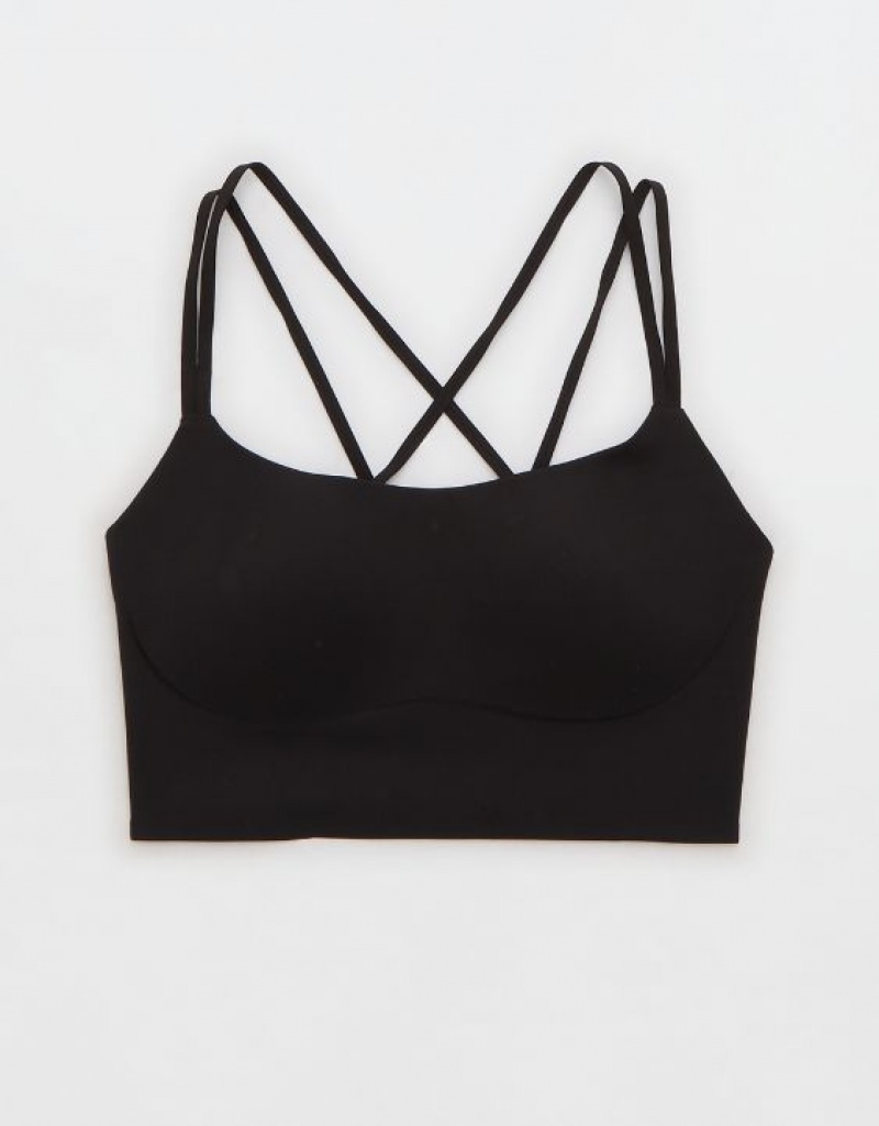 Soutien Gorge Aerie OFFLINE By Real Me Hold Up! Sports Noir | IKP-04704724