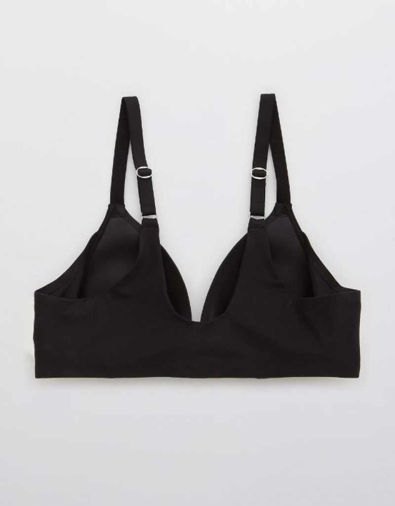 Soutien Gorge Aerie Sunnie Wireless Lightly Doublée Noir | XCG-38299940