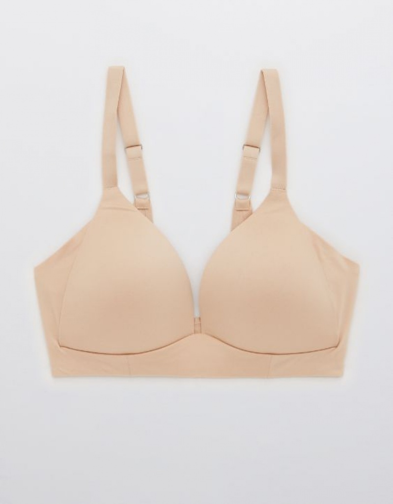 Soutien Gorge Aerie Sunnie Wireless Lightly Doublée Beige | ACT-66233431