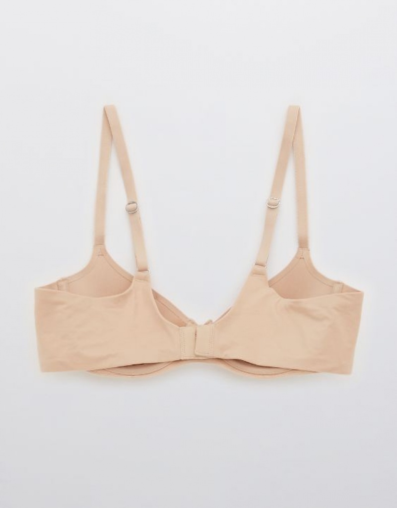 Soutien Gorge Aerie Sunnie Demi Push Up Beige | BTS-25110905