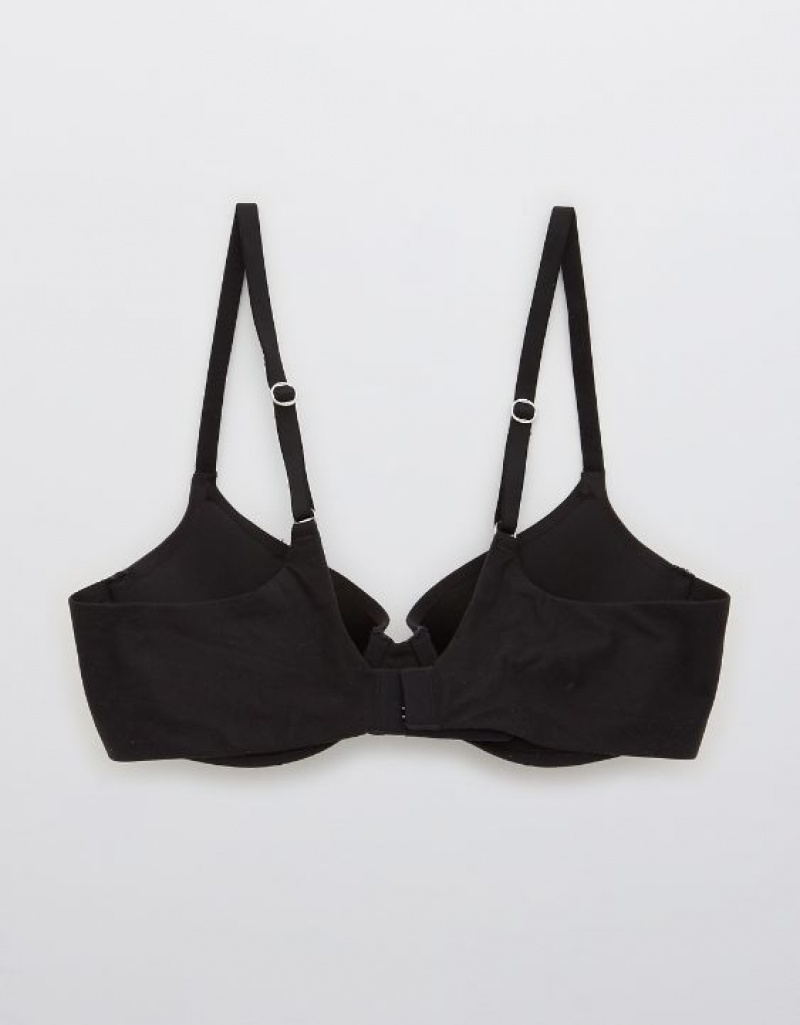 Soutien Gorge Aerie Sunnie Demi Push Up Noir | JOF-86673370