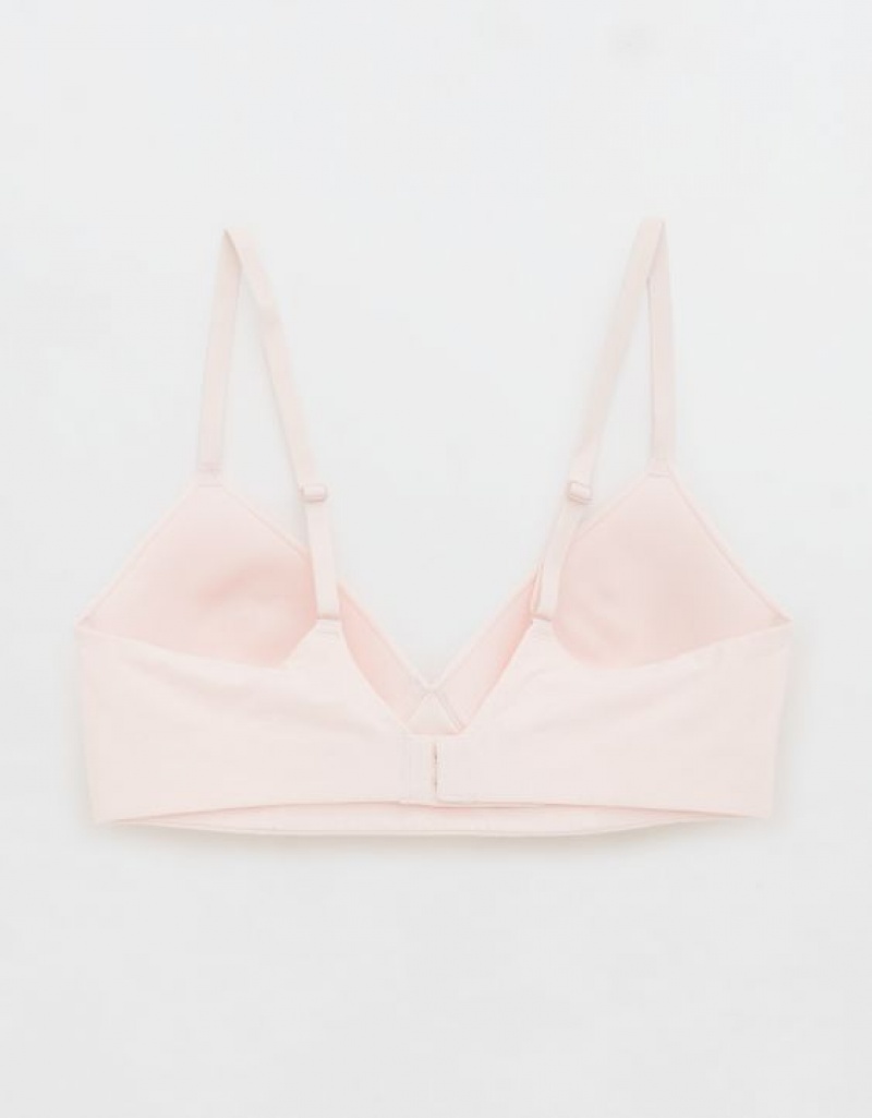 Soutien Gorge Aerie Superchill Wireless Lightly Doublée Rose | OHY-54745489