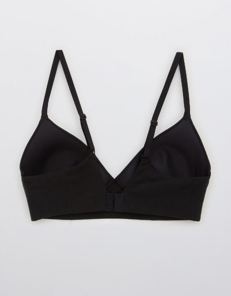 Soutien Gorge Aerie Superchill Wireless Lightly Doublée Noir | UJM-00183631