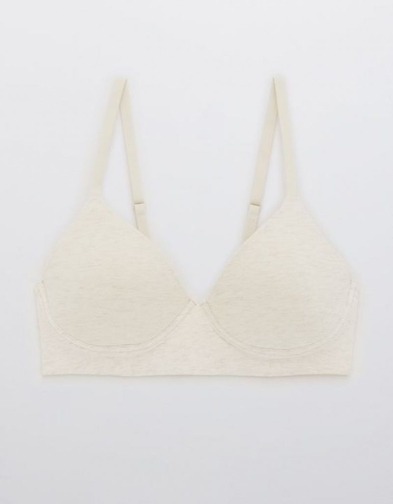 Soutien Gorge Aerie Superchill Wireless Lightly Doublée Blanche | YFY-00243040