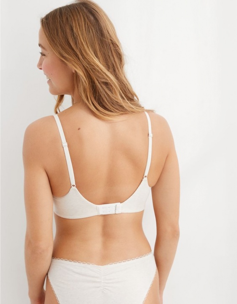 Soutien Gorge Aerie Superchill Wireless Lightly Doublée Blanche | YFY-00243040