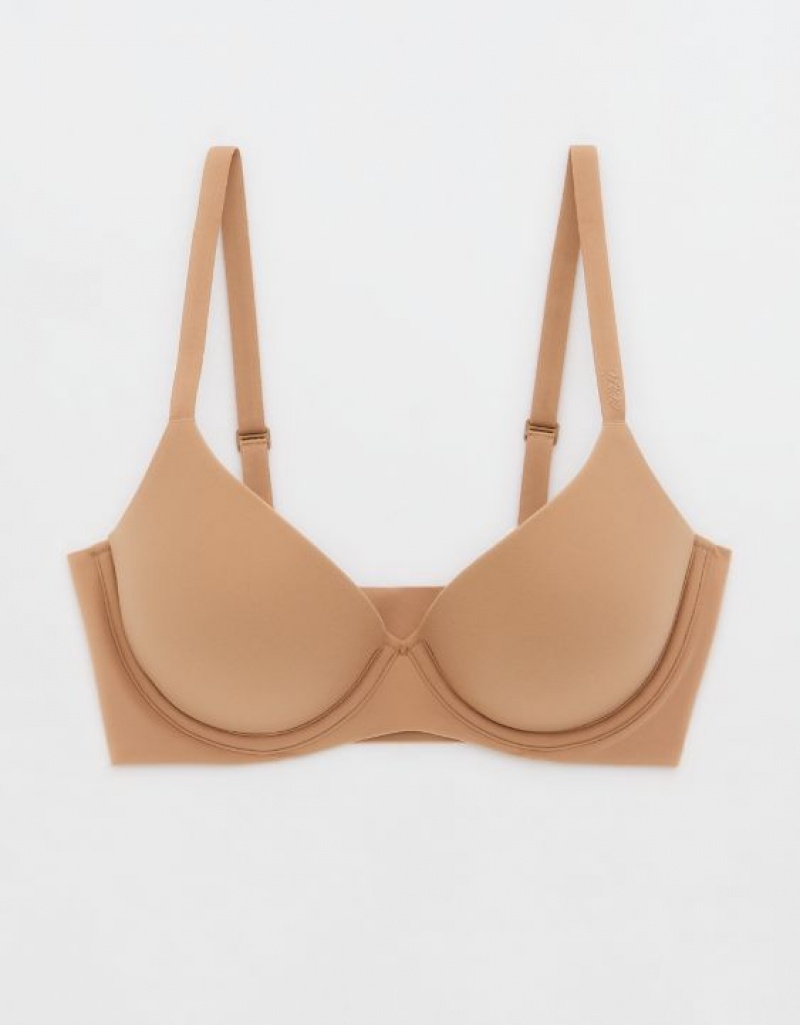 Soutien Gorge Aerie SMOOTHEZ Pull On Push Up Beige | ZPI-49330188