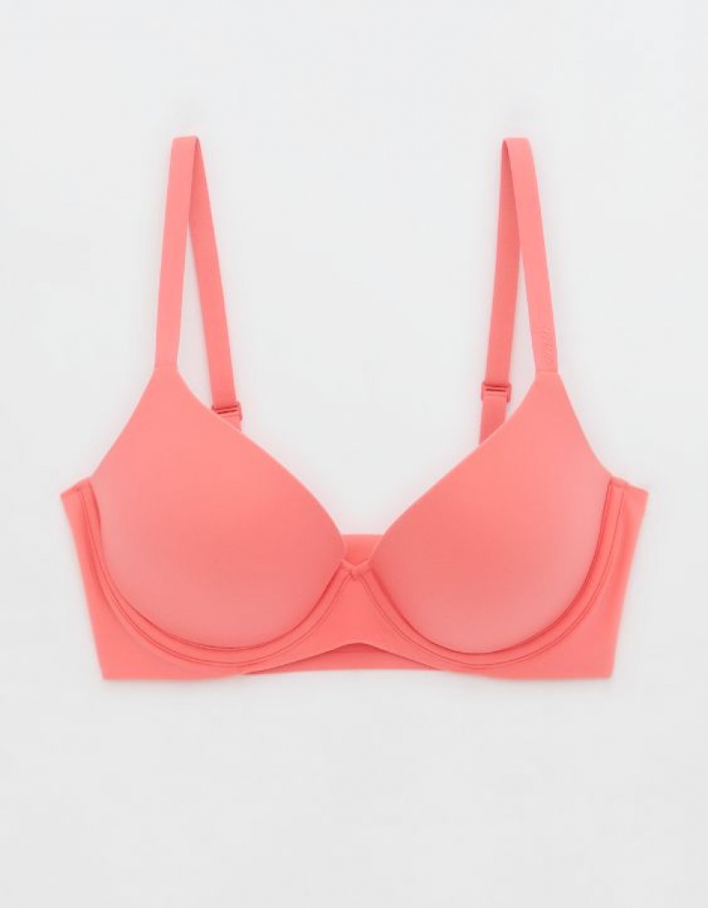 Soutien Gorge Aerie SMOOTHEZ Pull On Push Up Corail | BQO-69337761