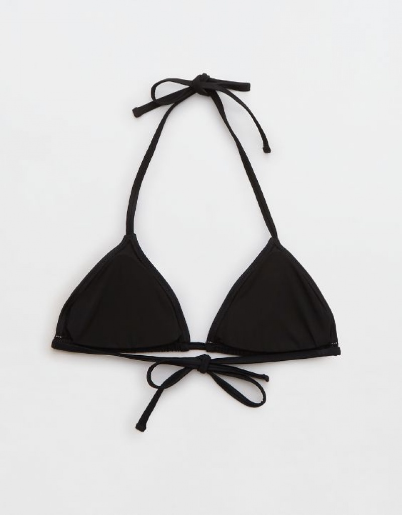 Haut de Bikini Aerie String Triangle Noir | YXY-19960602