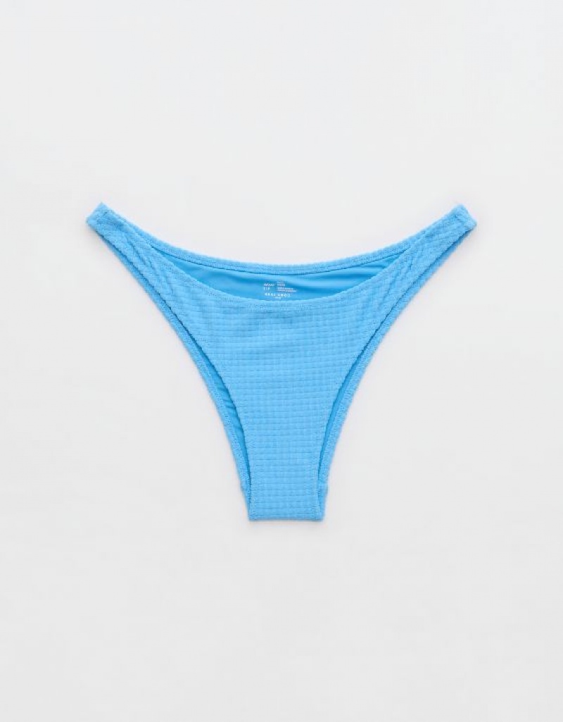 Bas de Bikini Aerie Terry Cheeky Bleu | TVC-31018584