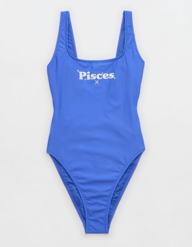 One Piece Swimsuits Aerie Astrology Babewatch Violette | FCZ-98736806