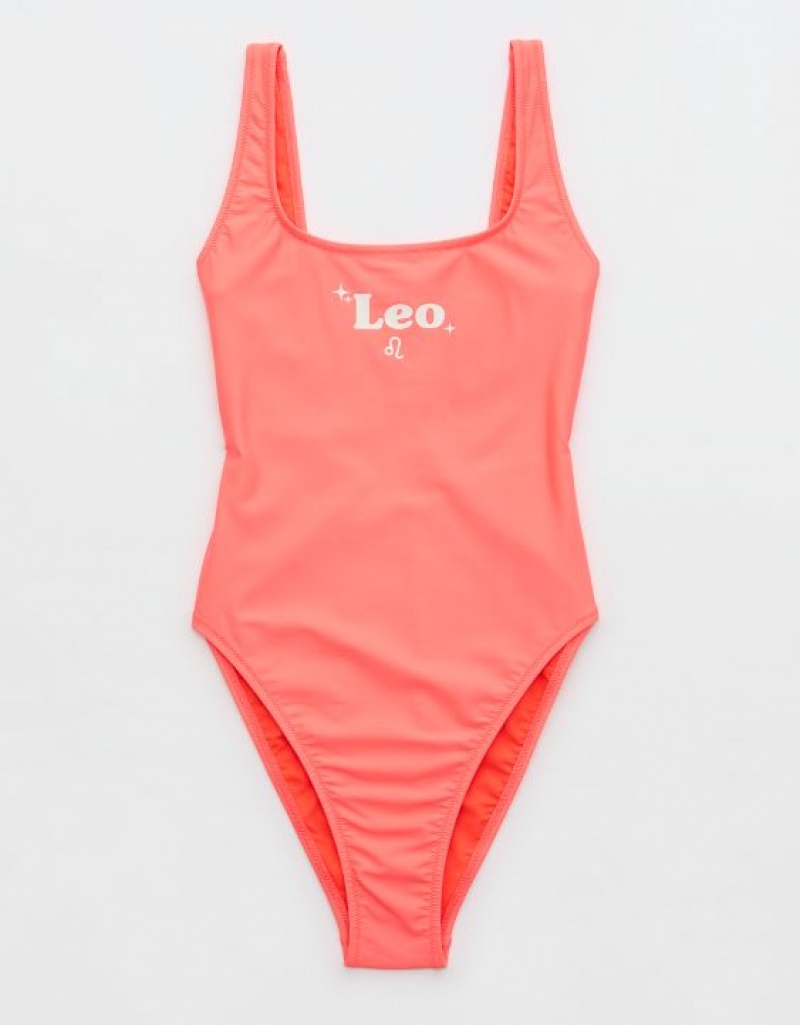 One Piece Swimsuits Aerie Astrology Babewatch Rose | KQI-92293134