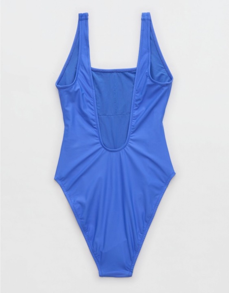 One Piece Swimsuits Aerie Astrology Babewatch Bleu | GLY-42190738