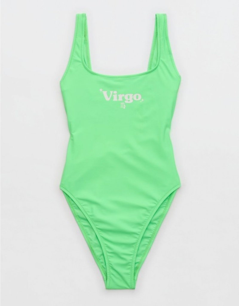 One Piece Swimsuits Aerie Astrology Babewatch Vert | OVH-27942194