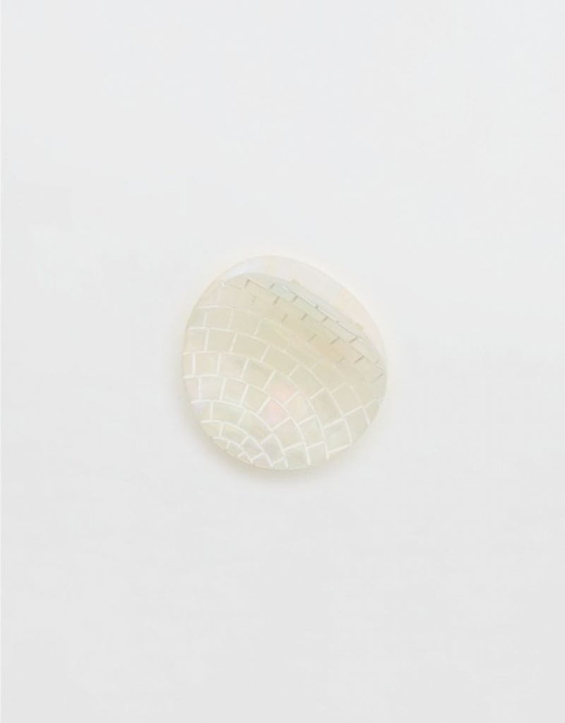 Accessoires Pour Cheveux Aerie Jenny Lemons Disco Ball Hair Claw Clip Blanche | GKX-50957498