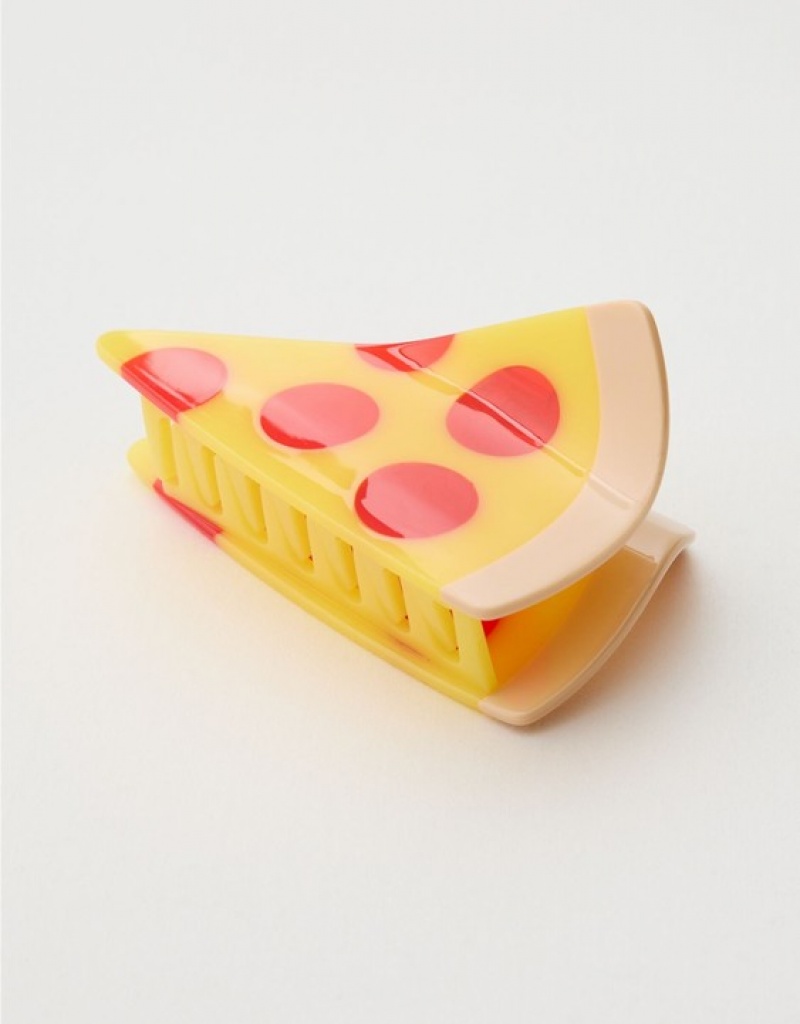 Accessoires Pour Cheveux Aerie Jenny Lemons Pizza Hair Claw Clip Jaune | CKX-86885451