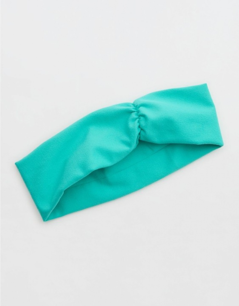 Accessoires Pour Cheveux Aerie OFFLINE By The Hugger Cinch Turquoise | OUJ-24909937