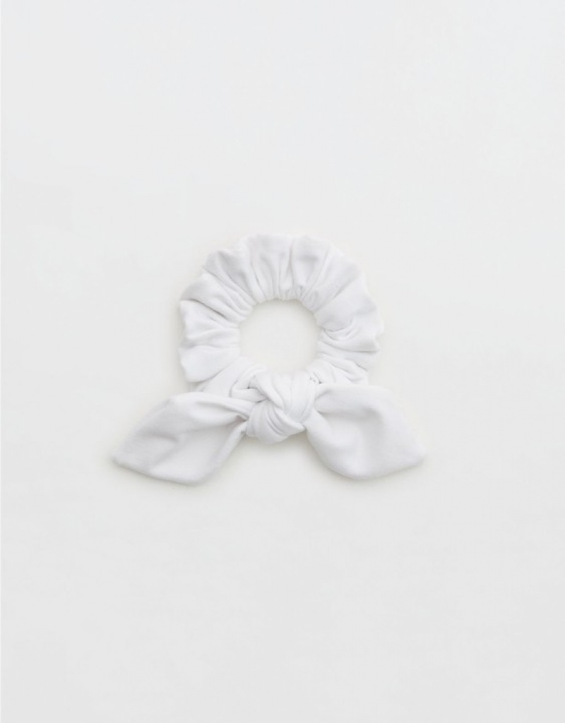 Accessoires Pour Cheveux Aerie OFFLINE By The Hugger Bow Blanche | NLU-11153292