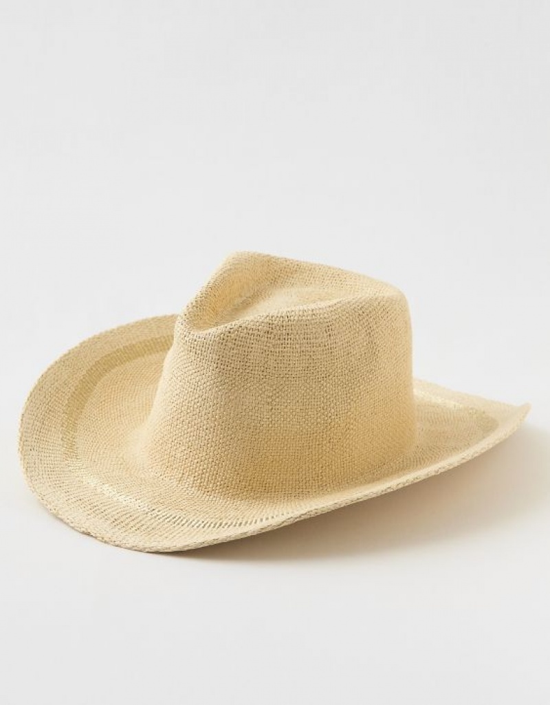 Chapeaux Aerie Straw Cowboy Doré | BVQ-51348752