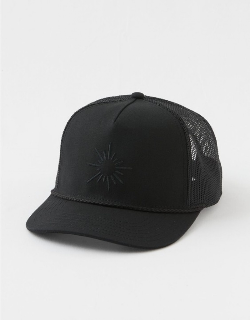 Chapeaux Aerie OFFLINE By Roped Trucker Noir | FHU-05256568