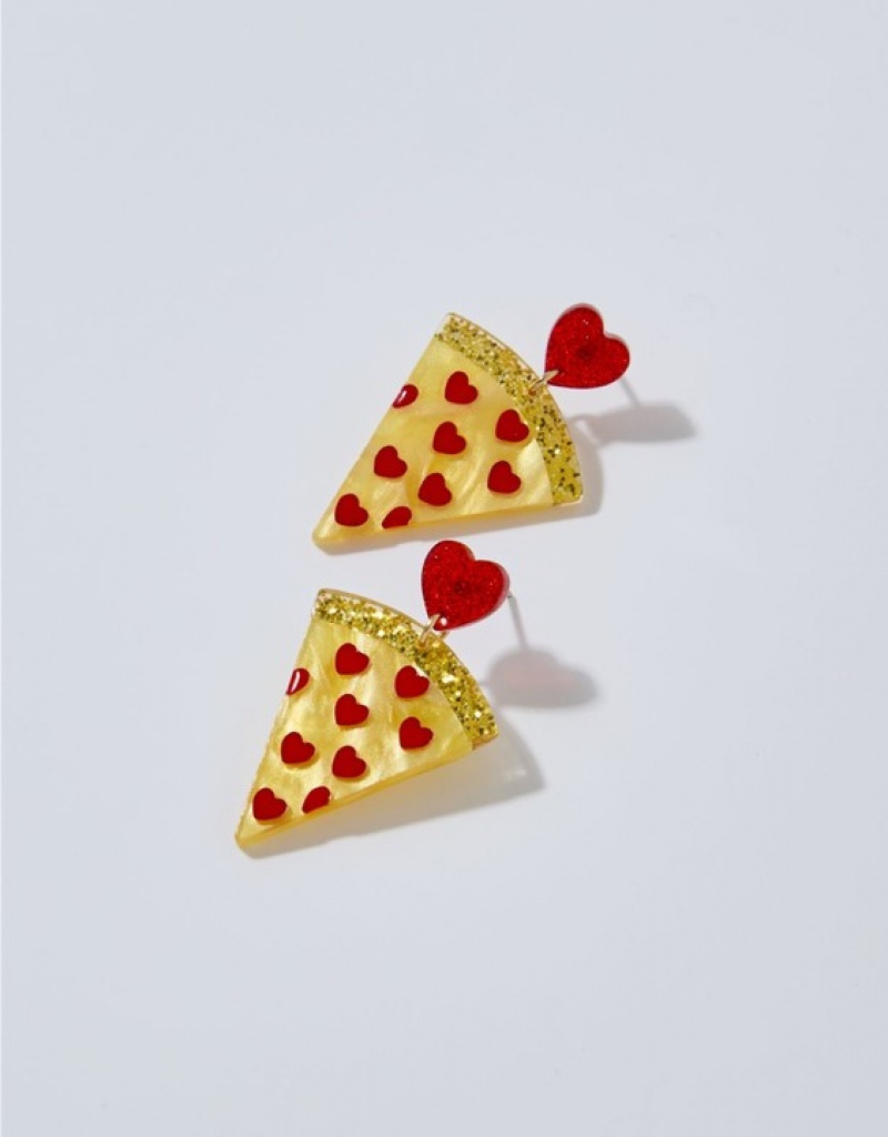 Bijoux Aerie Pizza Heart Multicolore | YOK-84320582