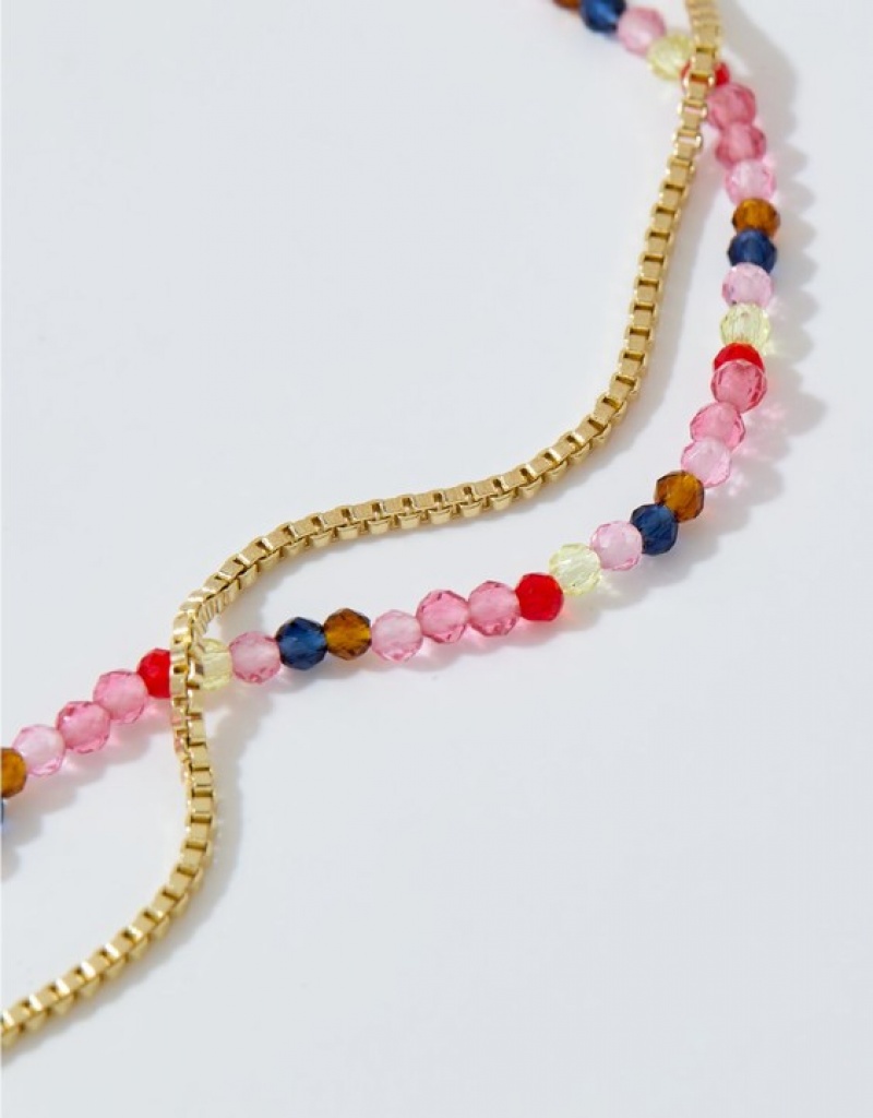 Bijoux Aerie Multi Faceted Bead Pack Rose | YPO-24355327