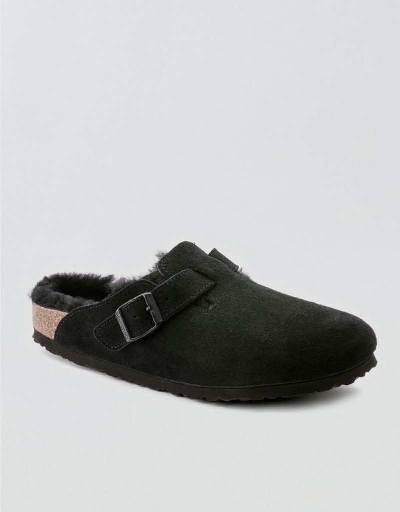 Sabot Aerie Boston Shearling Noir | KYK-66937909