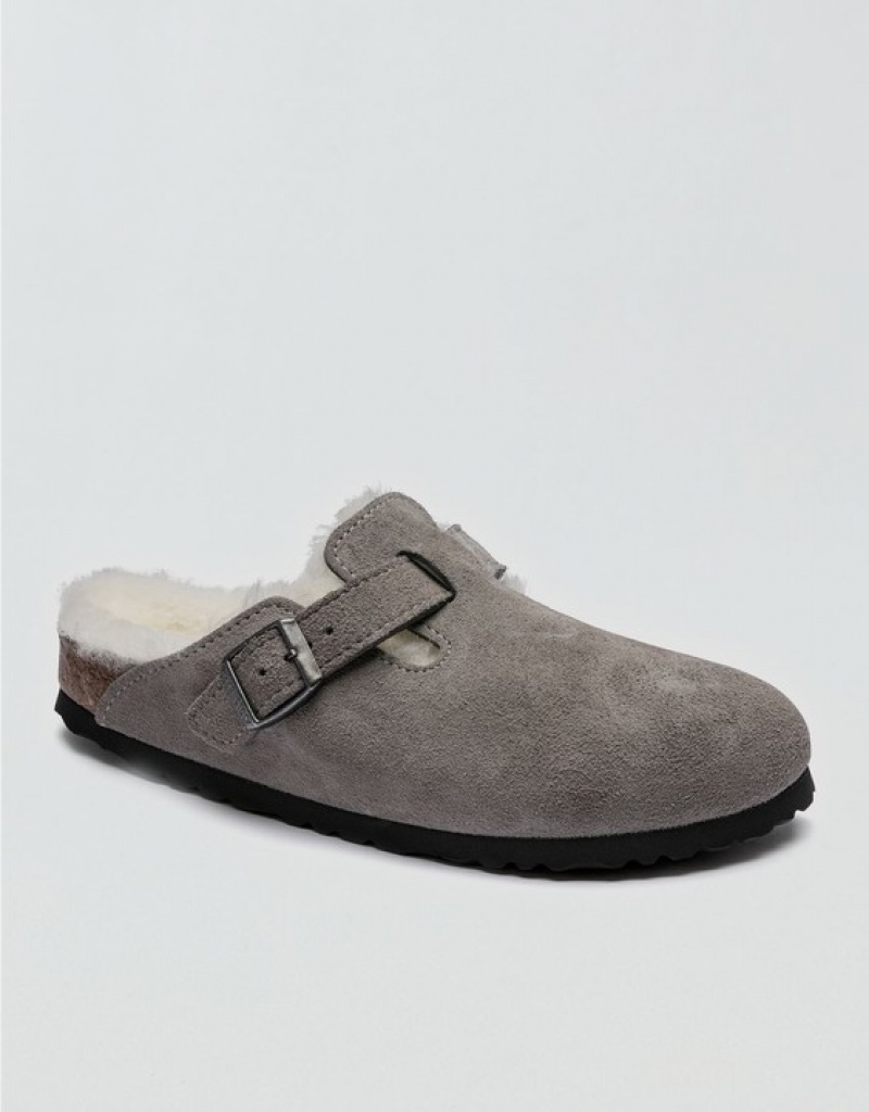 Sabot Aerie Boston Shearling Grise | HLG-92599166