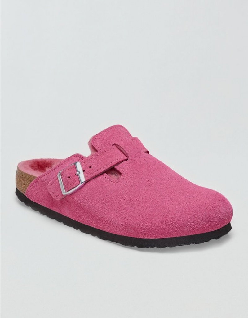 Sabot Aerie Boston Shearling Rose | QPM-59911678