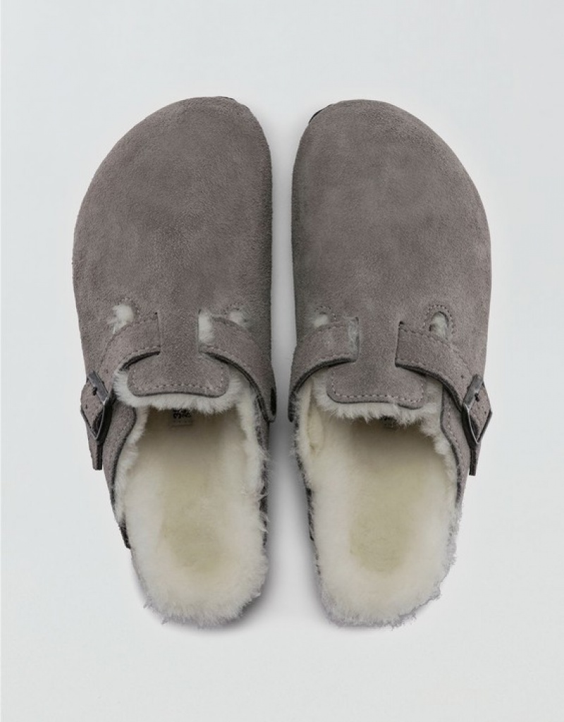 Sabot Aerie Boston Shearling Grise | HLG-92599166