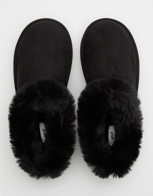 Chausson Aerie Fur Scruff Noir | SBE-10245420