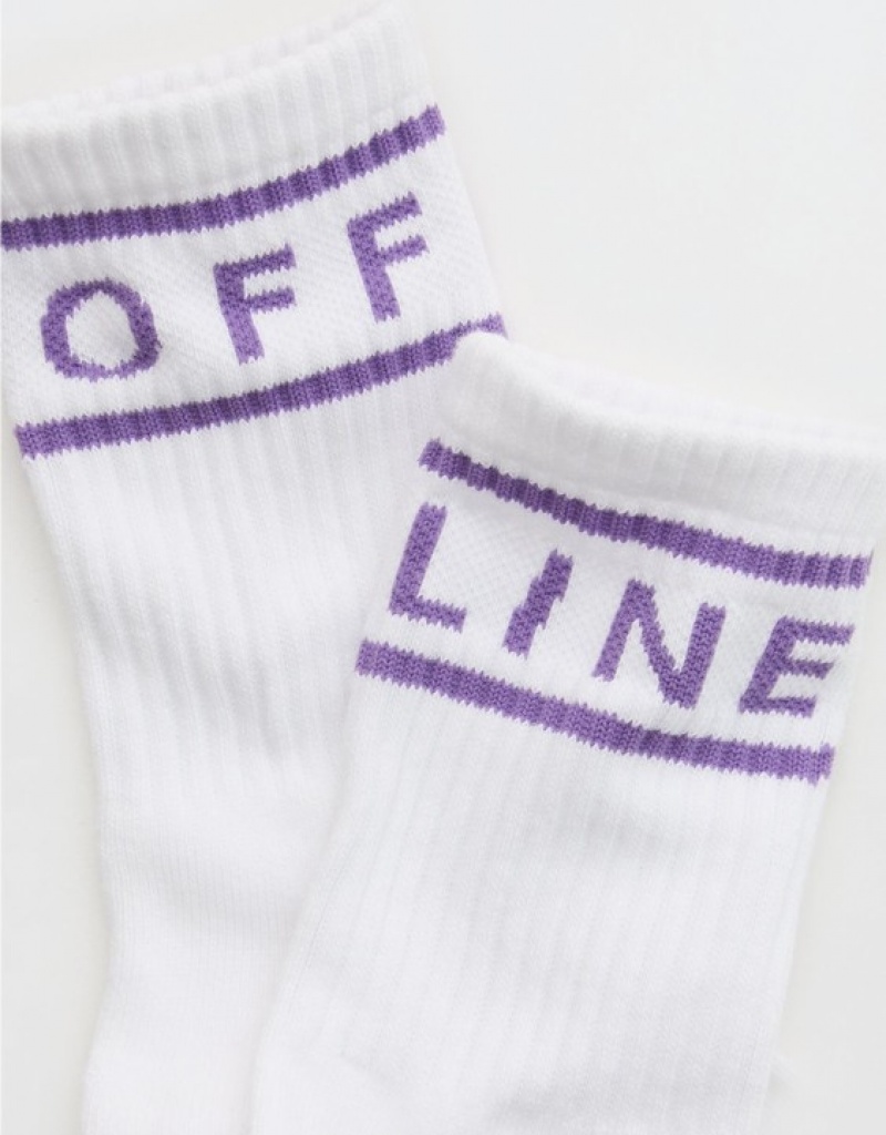 Chaussette Aerie OFFLINE By Crew Violette | PGG-75439625