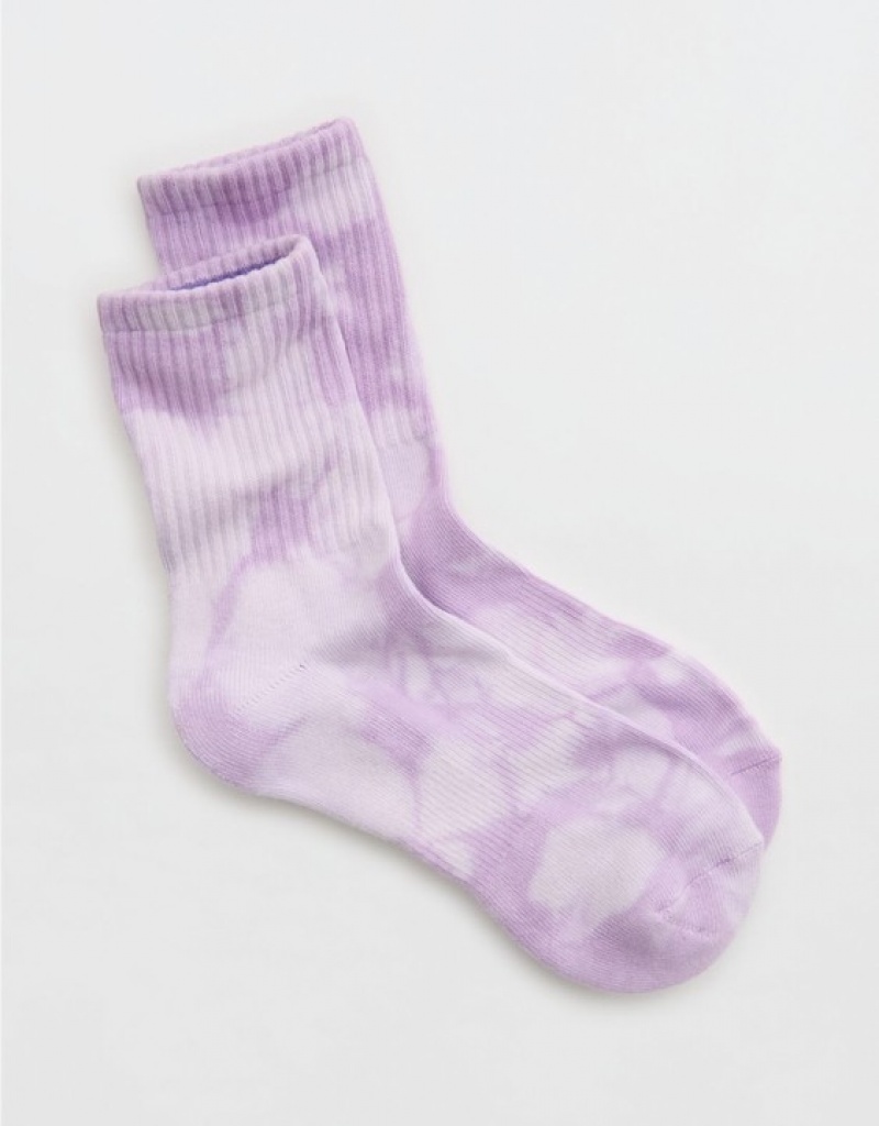 Chaussette Aerie OFFLINE By Crew Violette Lavage | RYA-06512569