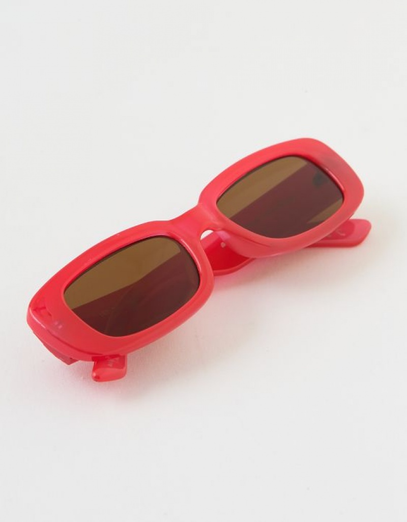 Lunette de Soleil Aerie Mini Dare To Square Rouge | IBK-02718167