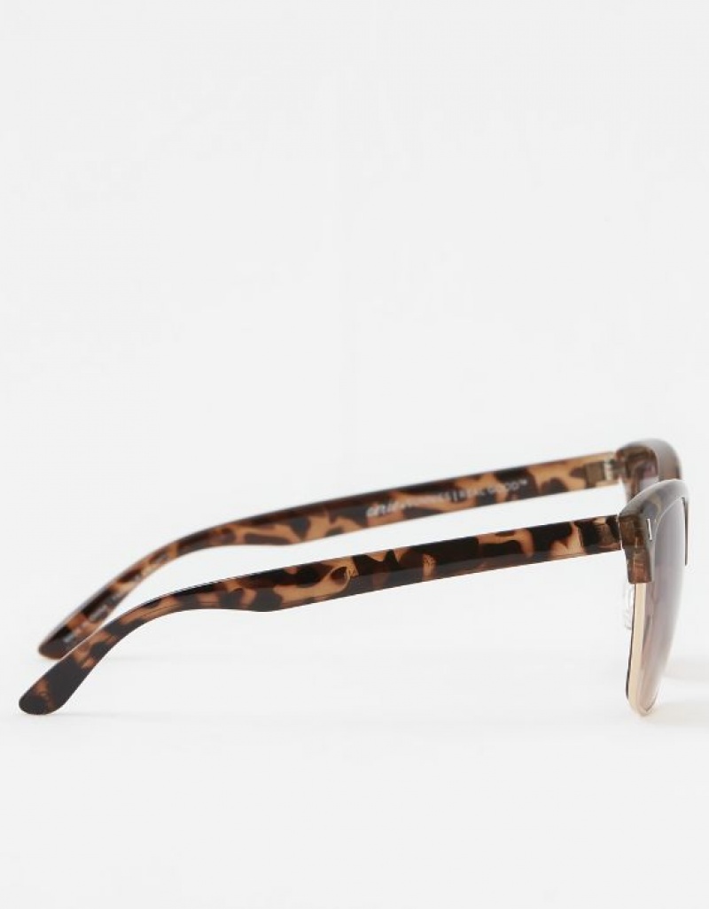 Lunette de Soleil Aerie Squared Away Leopard | PTY-73225831