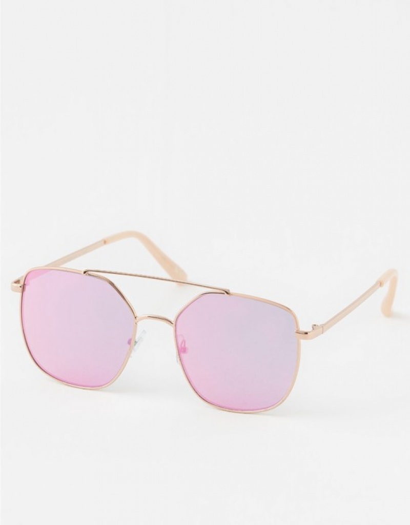 Lunette de Soleil Aerie So Fly Angled Rose Doré | DFW-11487709